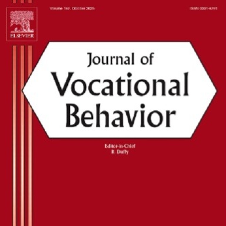 Journal of Vocational Behavior, omslagsframsida.