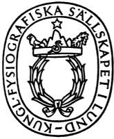 Läs mer om   Kungliga Fysiografiska Sällskappet i Lund 