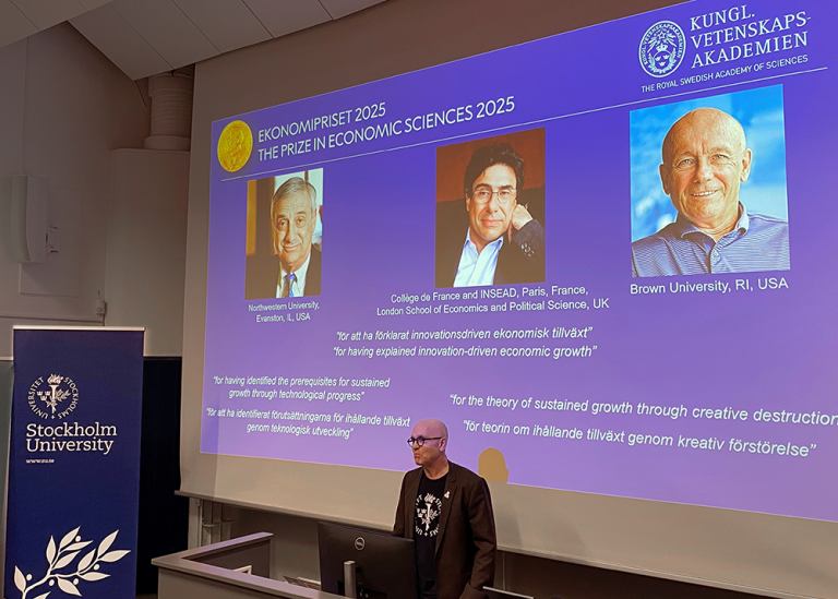 Föreläsning om Ekonomipriset med John Hassler