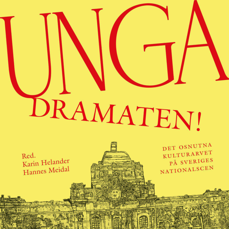 Detalj av bokomslaget till Unga Dramaten.