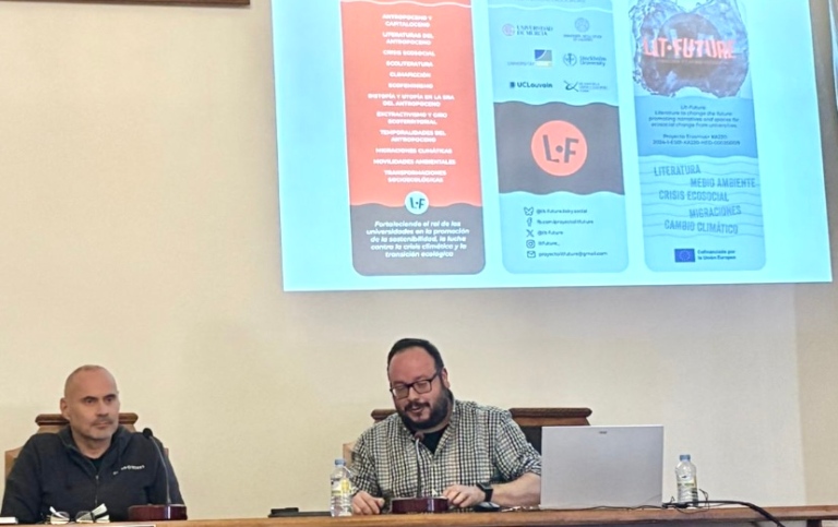 Juan Carlos Cruz Suárez (SU, Lit-Future) y Daniel Escandell Montiel(USAL) co-directores del congreso