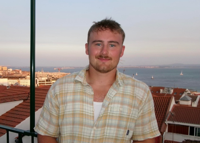 Erik Elfwing, studentambassadör för Fysikums sociala medier