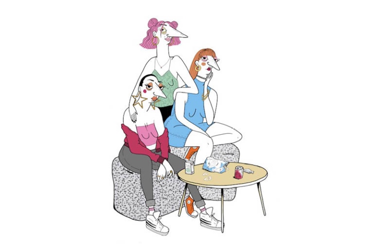 Illustration Det villkorade skrattet.