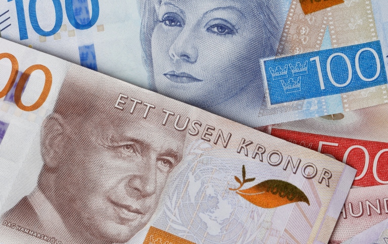 Svenska sedlar.