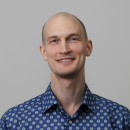 A portrait photo of David Degerman, researcher at SU