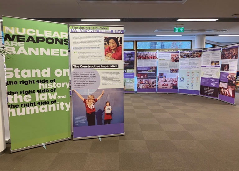 Utställningen i universitetsbiblioteket