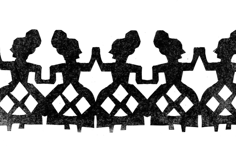 Siluetter av kvinnor.