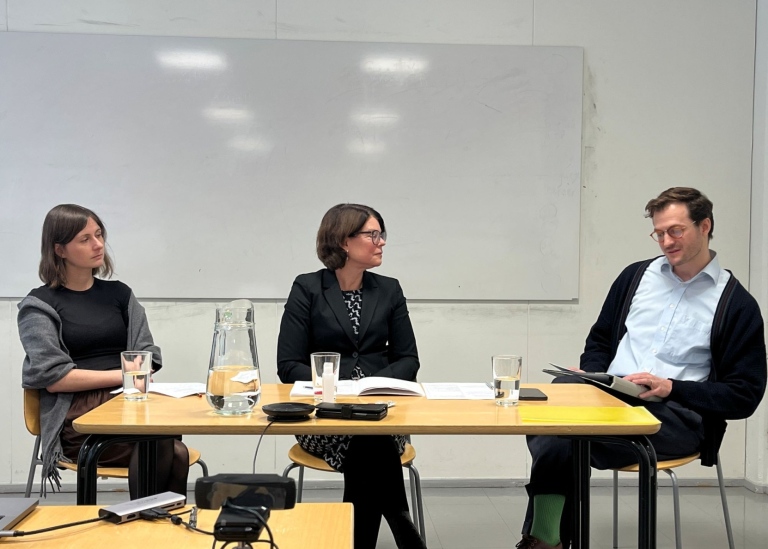 Julia Baumann, Charlotta Seiler Brylla och Viking Peterson