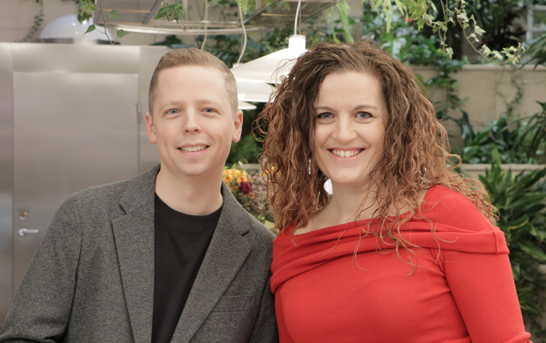 Ann-Sofie Jägerskog och Mathias BLomberg. Foto: Privat.