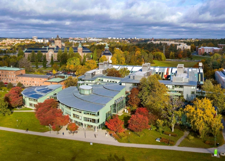 Geovetenskapens hus from the air