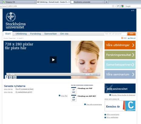 Skapa genvägar i högerspalten5